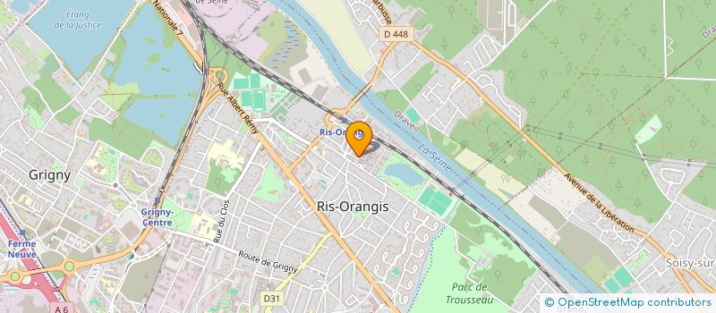 localisation de l'entreprise MADAME VANESSA FIMBO  RIS-ORANGIS