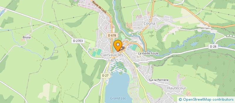localisation de l'entreprise MADAME VANESSA FIORINI à CLAIRVAUX-LES-LACS