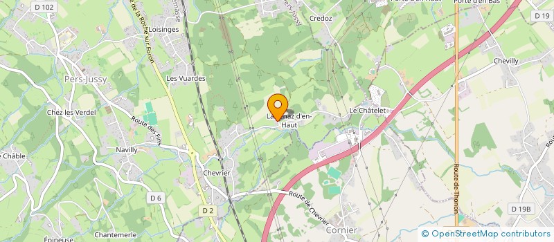 localisation de l'entreprise MADAME VANESSA FISSEAU  PERS-JUSSY