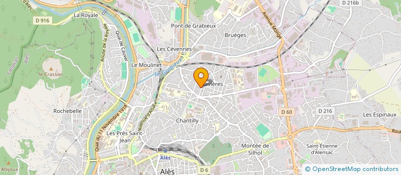 localisation de l'entreprise MADAME VANESSA FLOCHIN  ALES