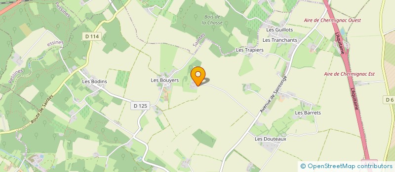 localisation de l'entreprise MADAME VANESSA FOLLET à CHERMIGNAC
