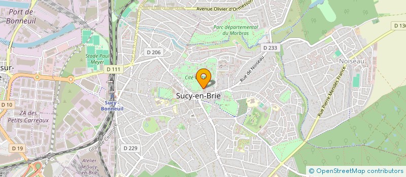 localisation de l'entreprise MADAME VANESSA FORQUIN à SUCY-EN-BRIE