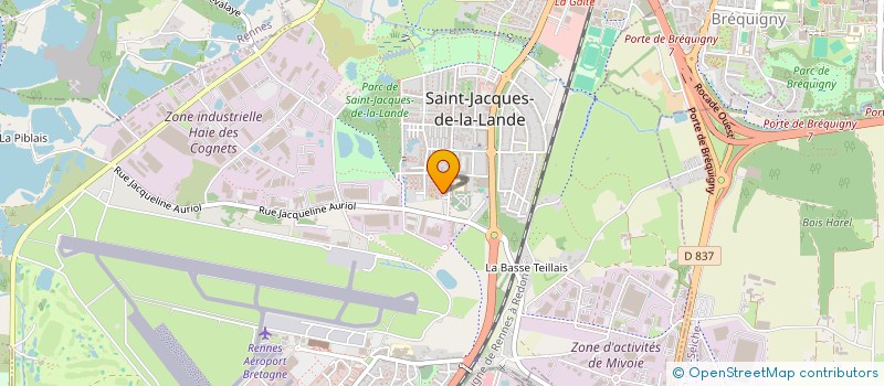 localisation de l'entreprise MADAME VANESSA FRANCE  SAINT-JACQUES-DE-LA-LANDE