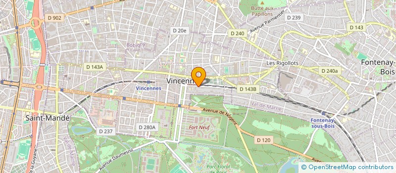 localisation de l'entreprise MADAME VANESSA FRANKE à VINCENNES