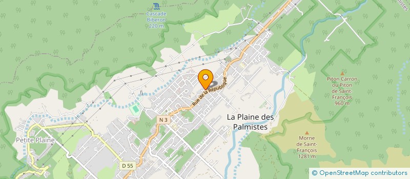 localisation de l'entreprise MADAME VANESSA FRUTEAU à LA PLAINE-DES-PALMISTES