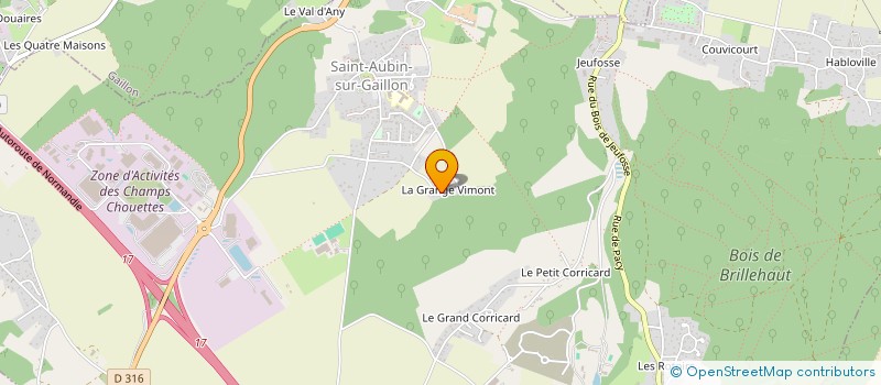 localisation de l'entreprise MADAME VANESSA FURTADO DA SILVA à SAINT-AUBIN-SUR-GAILLON