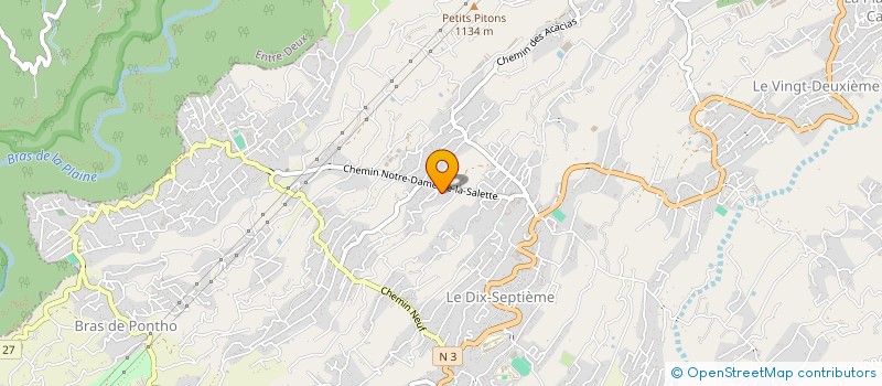 localisation de l'entreprise MADAME VANESSA GABRIELLE HOARAU  LE TAMPON