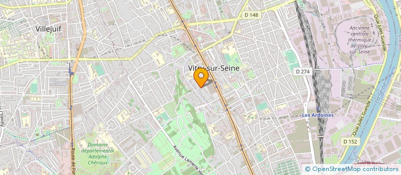 localisation de l'entreprise MADAME VANESSA GADISSEUX à VITRY-SUR-SEINE