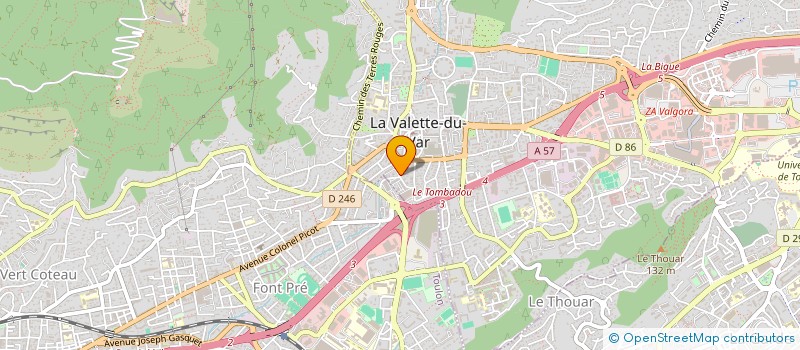 localisation de l'entreprise MADAME VANESSA GALBE à LA VALETTE-DU-VAR