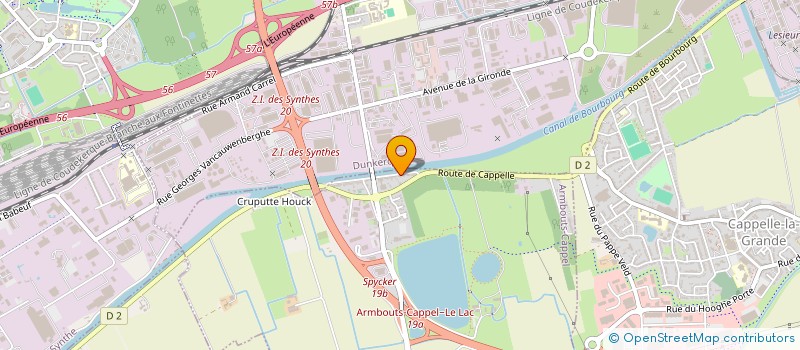 localisation de l'entreprise MADAME VANESSA GAMBEE  ARMBOUTS-CAPPEL