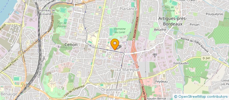 localisation de l'entreprise MADAME VANESSA GAMBIEZ  CENON