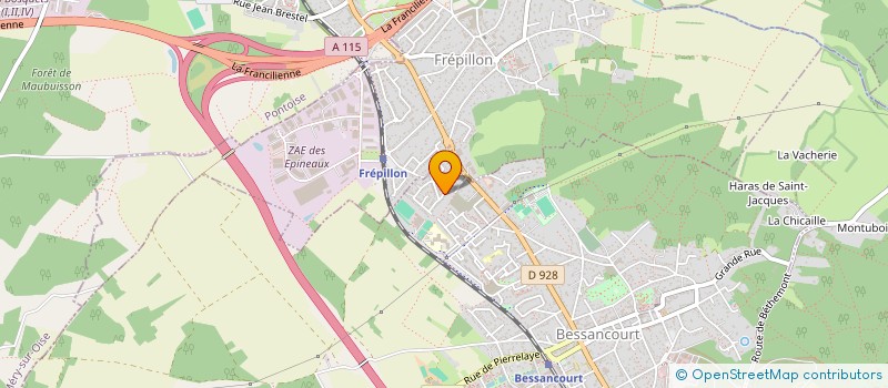 localisation de l'entreprise MADAME VANESSA GARNIER  MERIEL