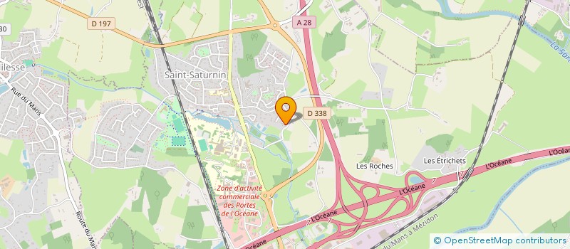 localisation de l'entreprise MADAME VANESSA GARREAU  SAINT-SATURNIN