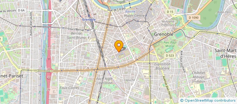 localisation de l'entreprise MADAME VANESSA GARROUX  GRENOBLE