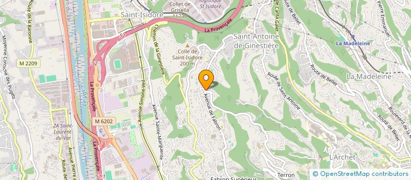 localisation de l'entreprise MADAME VANESSA GAUDIO  NICE