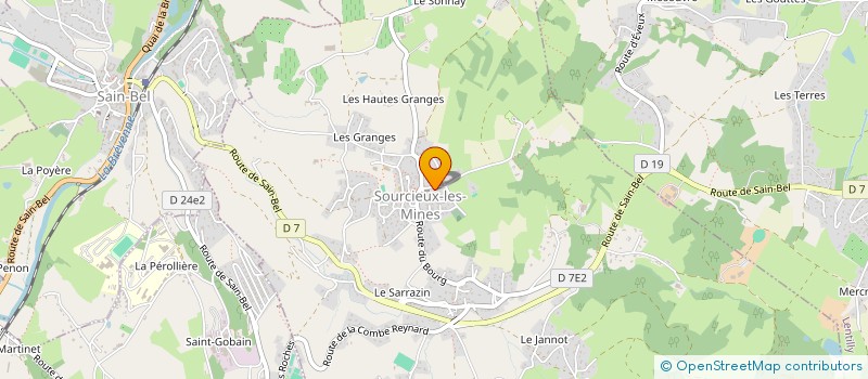 localisation de l'entreprise MADAME VANESSA GAUTIER à SOURCIEUX-LES-MINES