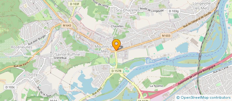 localisation de l'entreprise MADAME VANESSA GAUTIER  MOULINS-LES-METZ