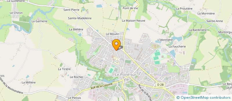 localisation de l'entreprise MADAME VANESSA GAUVRIT  LE POIRE-SUR-VIE