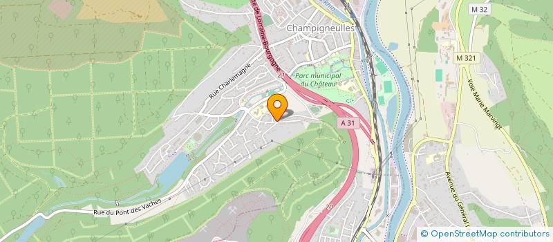 localisation de l'entreprise MADAME VANESSA GENAY  CHAMPIGNEULLES