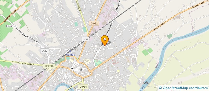 localisation de l'entreprise MADAME VANESSA GERNER  GAILLAC