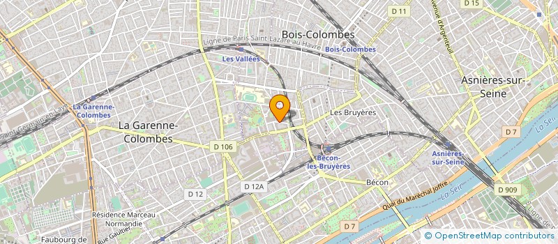 localisation de l'entreprise MADAME VANESSA GHARZOULI à BOIS-COLOMBES