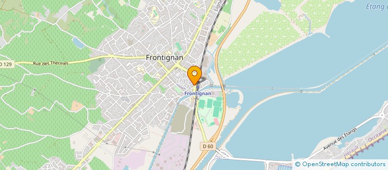localisation de l'entreprise MADAME VANESSA GIACALONE à FRONTIGNAN