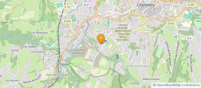 localisation de l'entreprise MADAME VANESSA GIACOMIN  CHAMBERY