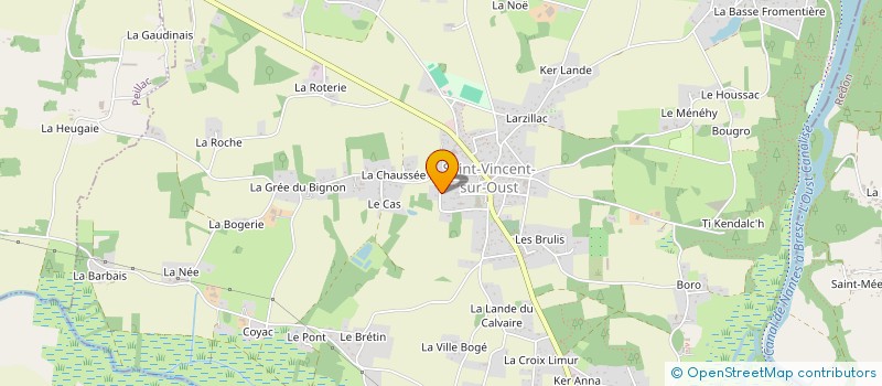 localisation de l'entreprise MADAME VANESSA GICQUEL  SAINT-VINCENT-SUR-OUST