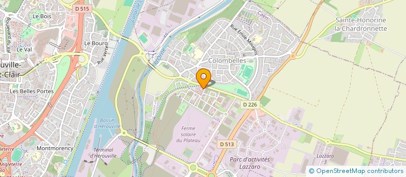 localisation de l'entreprise MADAME VANESSA GIFFAUT  COLOMBELLES