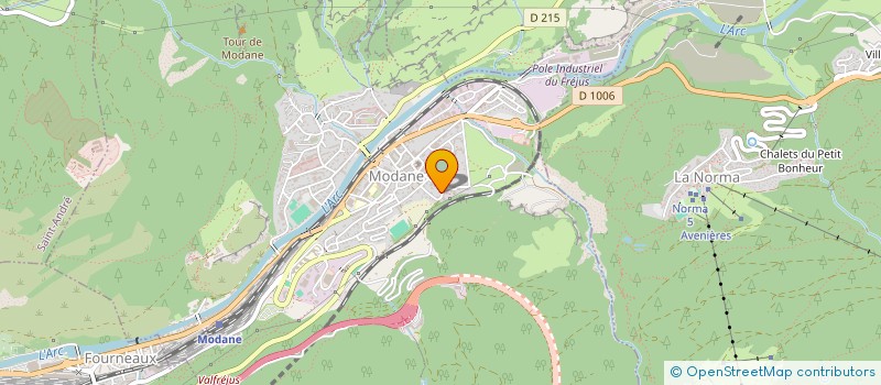 localisation de l'entreprise MADAME VANESSA GIGANTE  MODANE