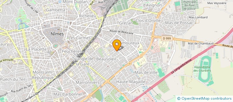 localisation de l'entreprise MADAME VANESSA GILLES  NIMES