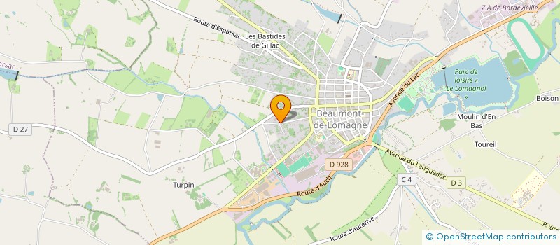 localisation de l'entreprise MADAME VANESSA GINESTE à BEAUMONT-DE-LOMAGNE