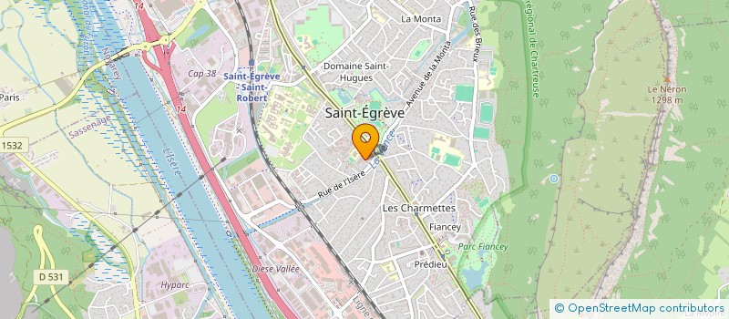 localisation de l'entreprise MADAME VANESSA GIRARD  SAINT-EGREVE