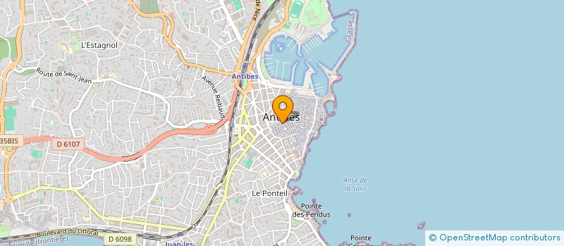 localisation de l'entreprise MADAME VANESSA GLUCHOWSKI  ANTIBES