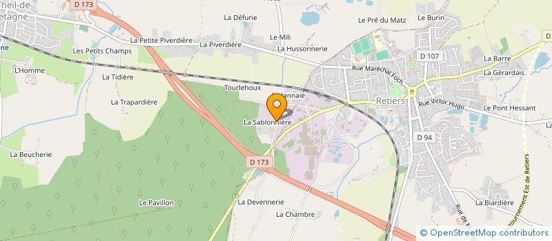 localisation de l'entreprise MADAME VANESSA GODARD  LE THEIL-DE-BRETAGNE