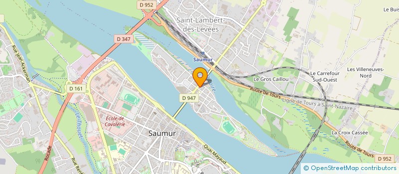 localisation de l'entreprise MADAME VANESSA GODFRIN  SAUMUR