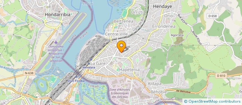 localisation de l'entreprise MADAME VANESSA GOMBERT à HENDAYE