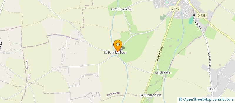 localisation de l'entreprise MADAME VANESSA GORJU L'HONOREY  THIBERVILLE