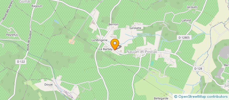 localisation de l'entreprise MADAME VANESSA GRAFFEUILLE  NAUJAN-ET-POSTIAC