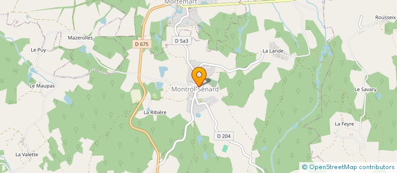 localisation de l'entreprise MADAME VANESSA GRANGE à MONTROL-SENARD