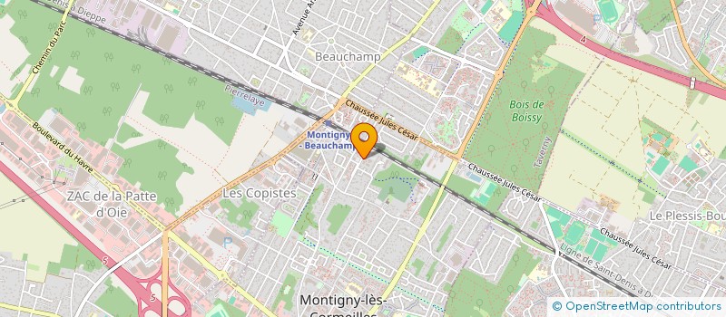localisation de l'entreprise MADAME VANESSA GREGOIRE à MONTIGNY-LES-CORMEILLES
