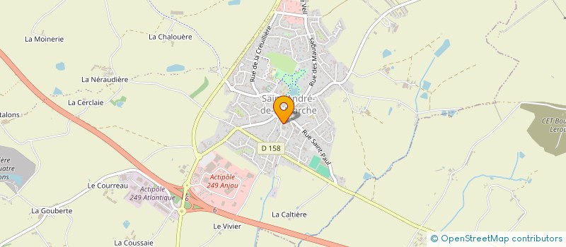 localisation de l'entreprise MADAME VANESSA GRIMAULT à SEVREMOINE