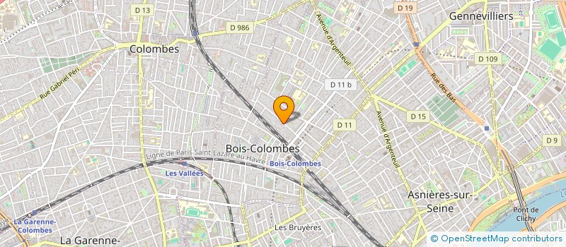 localisation de l'entreprise MADAME VANESSA GUERIN à BOIS-COLOMBES