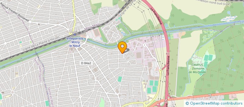 localisation de l'entreprise MADAME VANESSA GUERINI à VILLEPARISIS