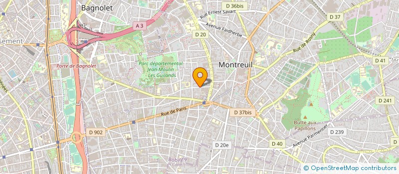 localisation de l'entreprise MADAME VANESSA GUERRY à MONTREUIL