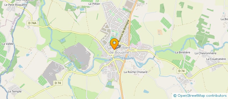 localisation de l'entreprise MADAME VANESSA GUIBERT à SAINT-PHILBERT-DE-BOUAINE