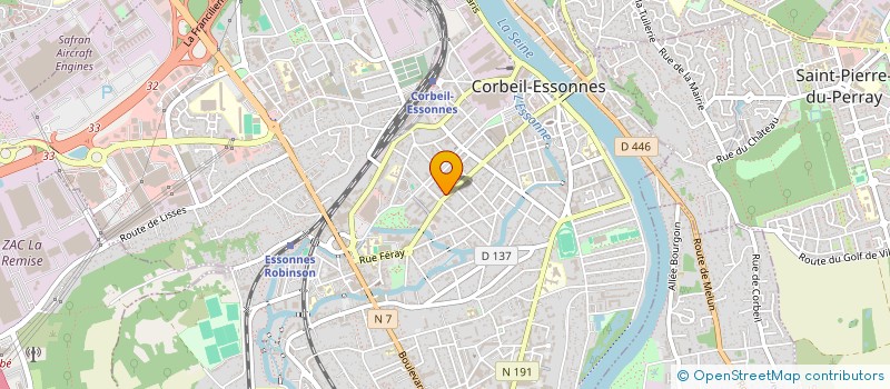 localisation de l'entreprise MADAME VANESSA GUIMARAES à CORBEIL-ESSONNES
