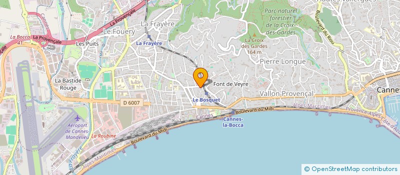 localisation de l'entreprise MADAME VANESSA HAFSI à CANNES