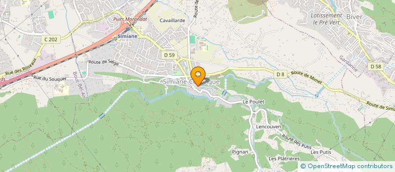 localisation de l'entreprise MADAME VANESSA HAHN  SIMIANE-COLLONGUE