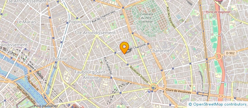 localisation de l'entreprise MADAME VANESSA HAIM à PARIS